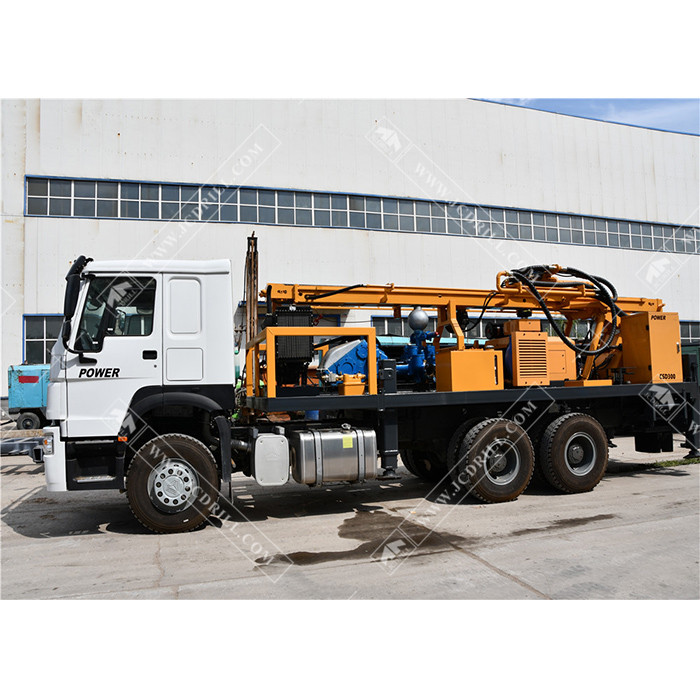 CSD300 Hydraulic Rotary Truck Mounted Borehole Drilling Rig