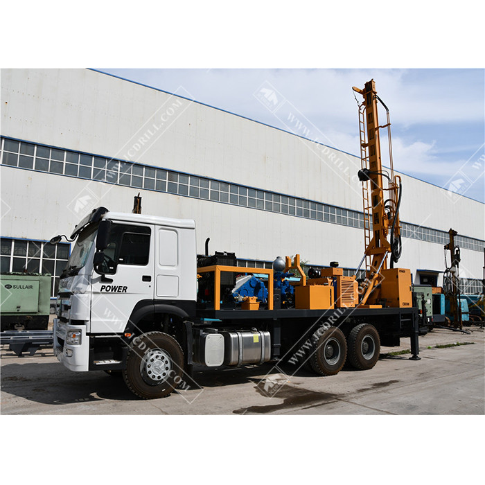 CSD300 Hydraulic Rotary Truck Mounted Borehole Drilling Rig