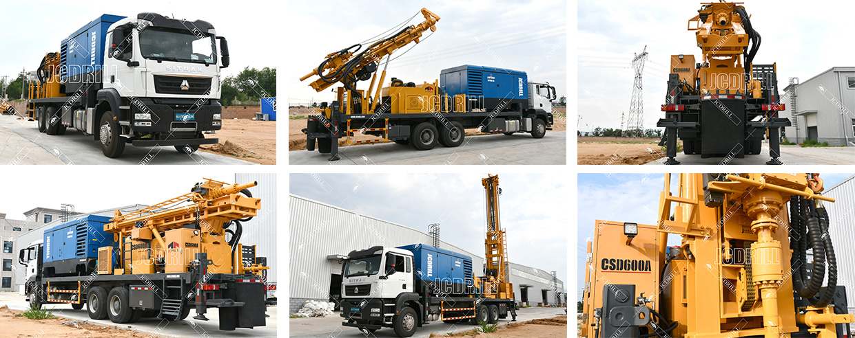 Hydraulic Pneumatic Truck Rotary Water Well Drilling Rig