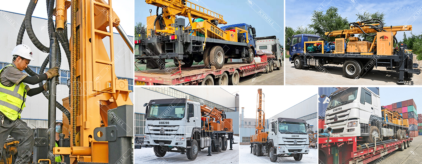 Truck Mounted Borehole Water Well Drilling Rig Machine