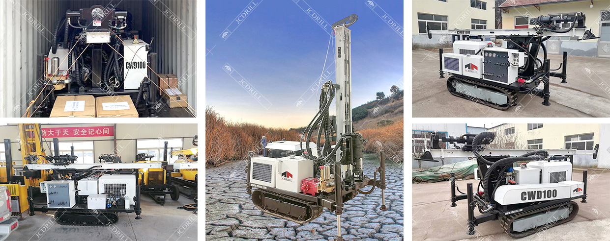 Crawler Moving Multi-Functional Water Well Drilling Rig