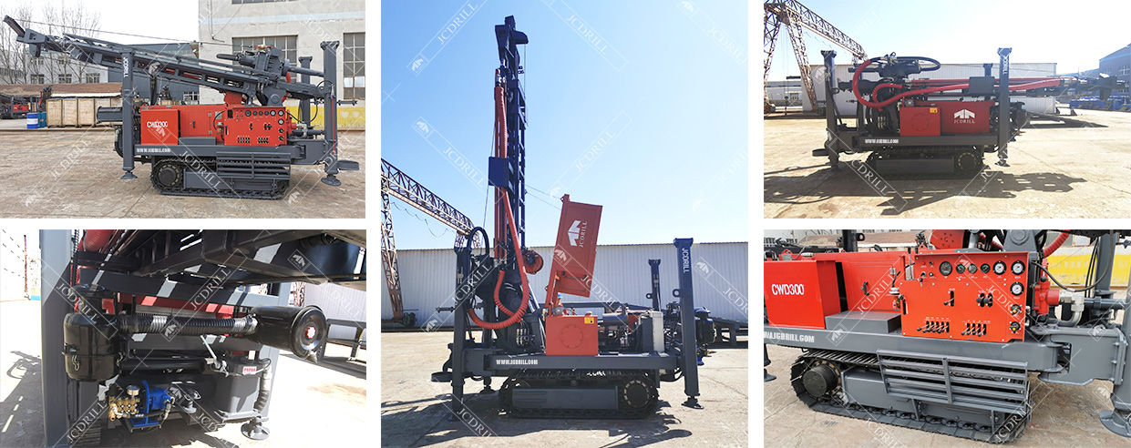 CWD300 Hydraulic Rotary Crawler Drilling Machine