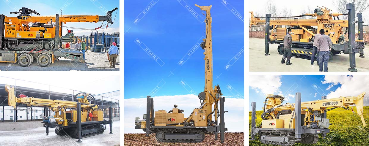 CWD1000 Crawler Type Pneumatic Drilling Rig for Sale
