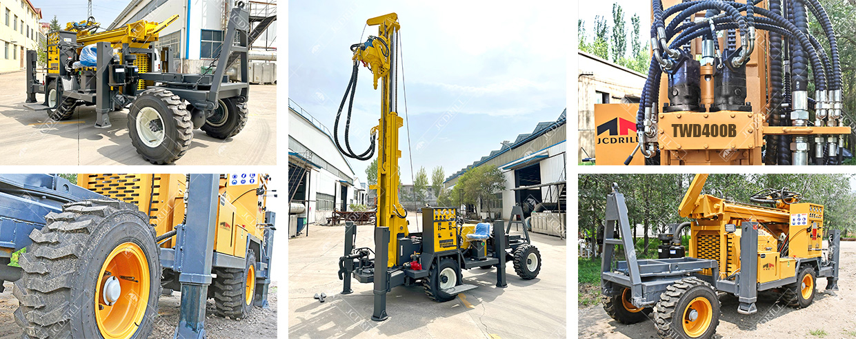 TWD400B Trailer-Mounted Portable Water Well Drilling Machine