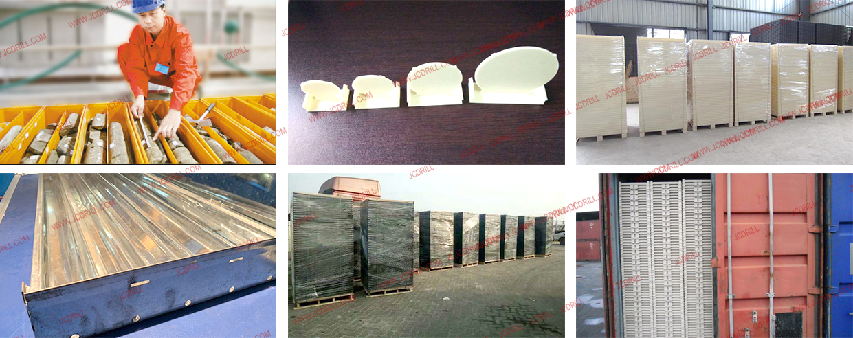 HQ Size Plastic Drilling Core Box With Cover For Gold Mining Ore And Coal Mining Core Tray NQ BQ PQ