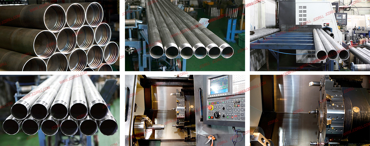 Wire Line Diamond Core Drill Rod Casing Tubes Casing Pipes