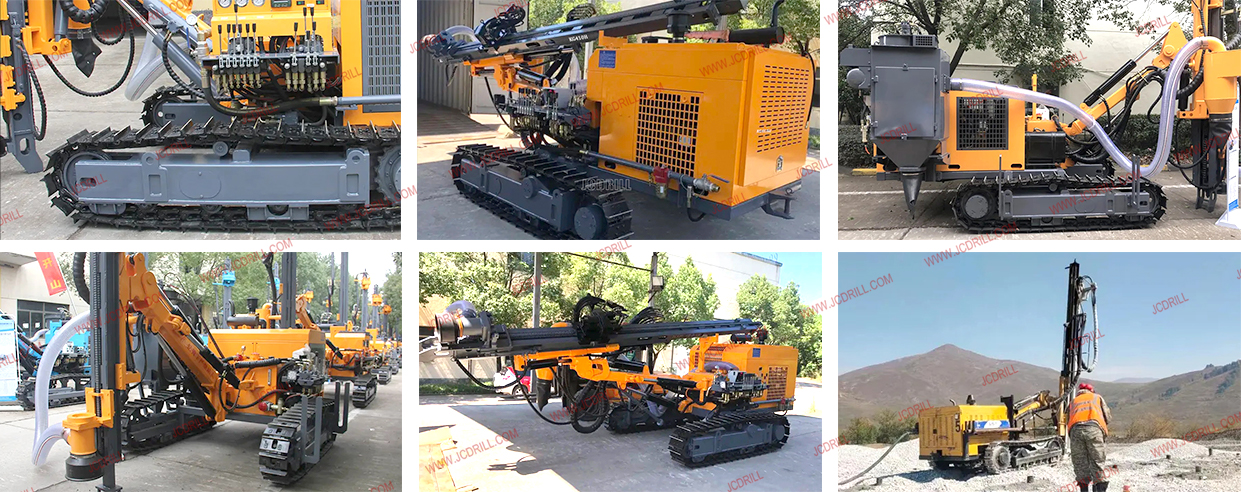 KG320 Rock Blasting DTH Drilling Rig For Mining