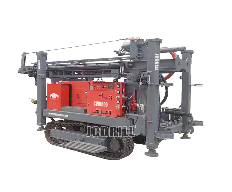 Hydraulic Crawler Water Well Drilling Rig for 600m