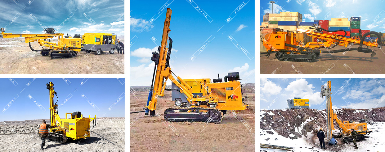 Hydraulic DTH Rock Blasting Drilling Rig