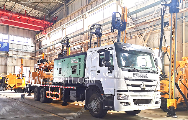 Shipping CSD300 4X2 Truck-Mounted Water Well Drilling Rig to Africa by Sea Shipping CSD300 4X2 Truck-Mounted Water Well Drilling Rig to Africa by Sea