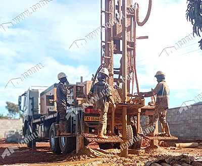 Shipping CSD300 4X2 Truck-Mounted Water Well Drilling Rig to Africa by Sea Shipping CSD300 4X2 Truck-Mounted Water Well Drilling Rig to Africa by Sea