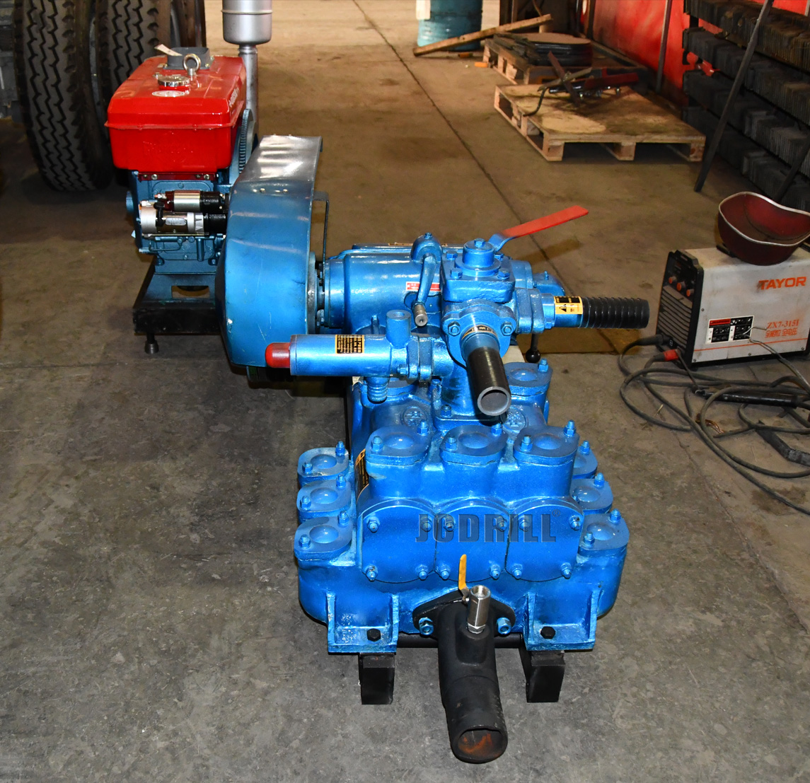 A method for prolonging the service life of mud pump in well drilling rig