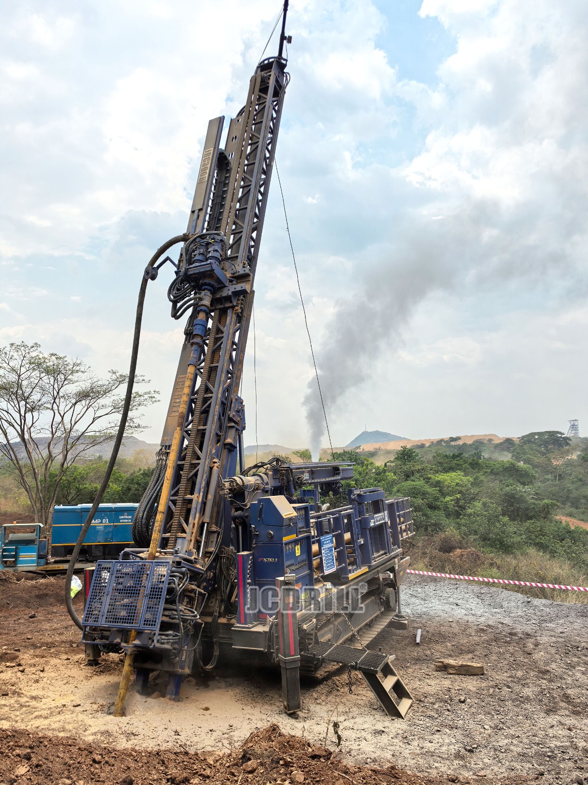 The application of reverse circulation (RC) drilling machines with automatic rod exchanging systems in African mining fields
