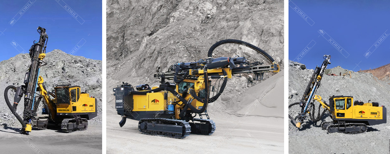 JC660 Integrated Hydraulic Rock DTH Drilling Rig