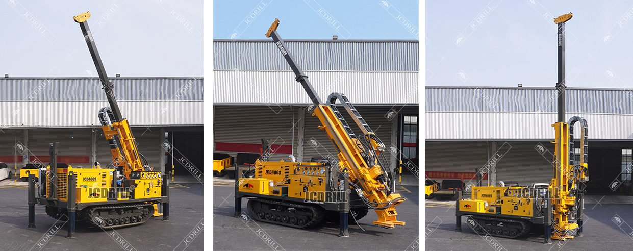 JCD400S Diamond core drilling mining rig for ore sample Full Hydraulic Portable Drilling Rig