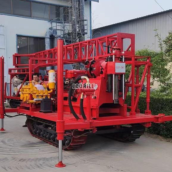 JXY360 Crawler-Mounted Vertical-Spindle Drilling Rig Shipped to Europe