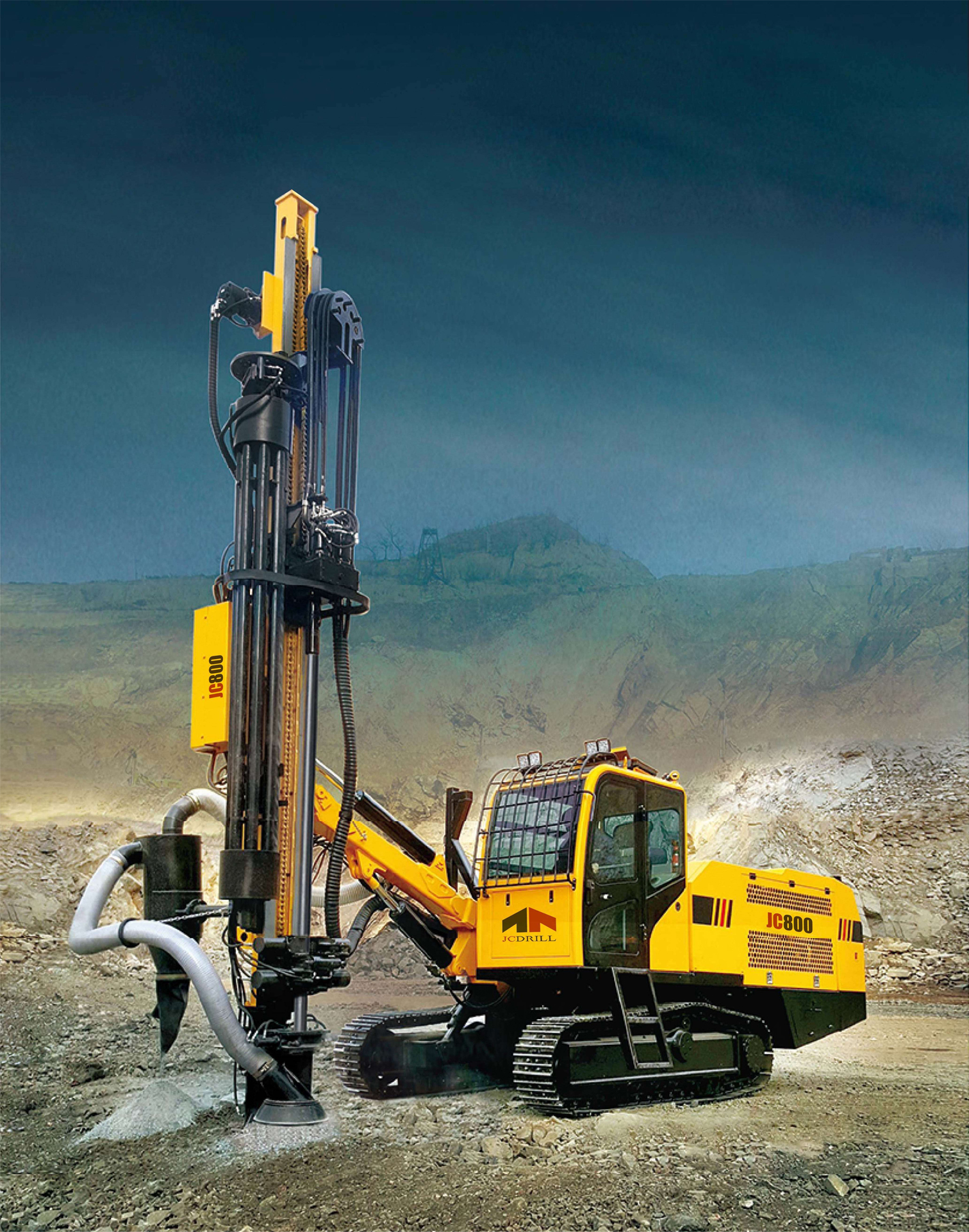 JCDRILL JC800: A Versatile Rock Blasting Rig for Demanding Surface Operations JCDRILL JC800: A Versatile Rock Blasting Rig for Demanding Surface Operations