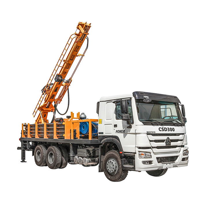 CSD300 Hydraulic Rotary Truck Mounted Borehole Drilling Rig