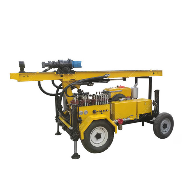 TWD100B Trailer Mounted Water Well Drill Rig for 100m Depth