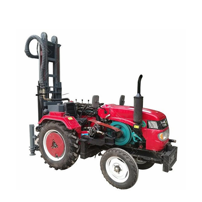 TD100 Pneumatic Tractor Mounted Water Well Drilling Rig