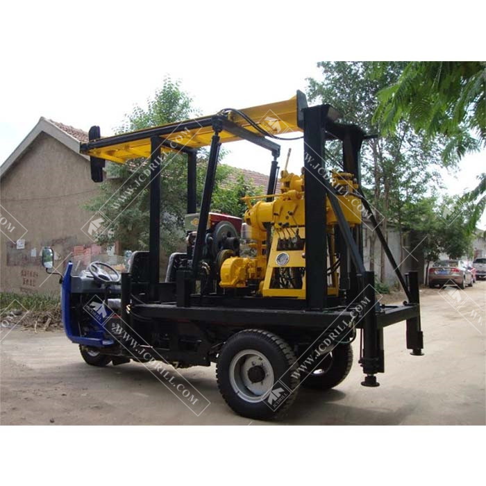JXY200T Three Wheel Vehicle Mounted Hydraulic Spindle Core  Drilling Machine