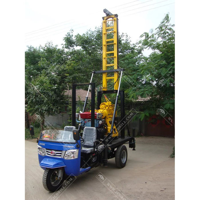 JXY200T Three Wheel Vehicle Mounted Hydraulic Spindle Core  Drilling Machine