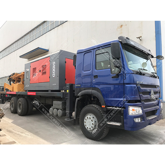 CSD200A Truck Mounted Water Well Drilling Rig with Air Compressor
