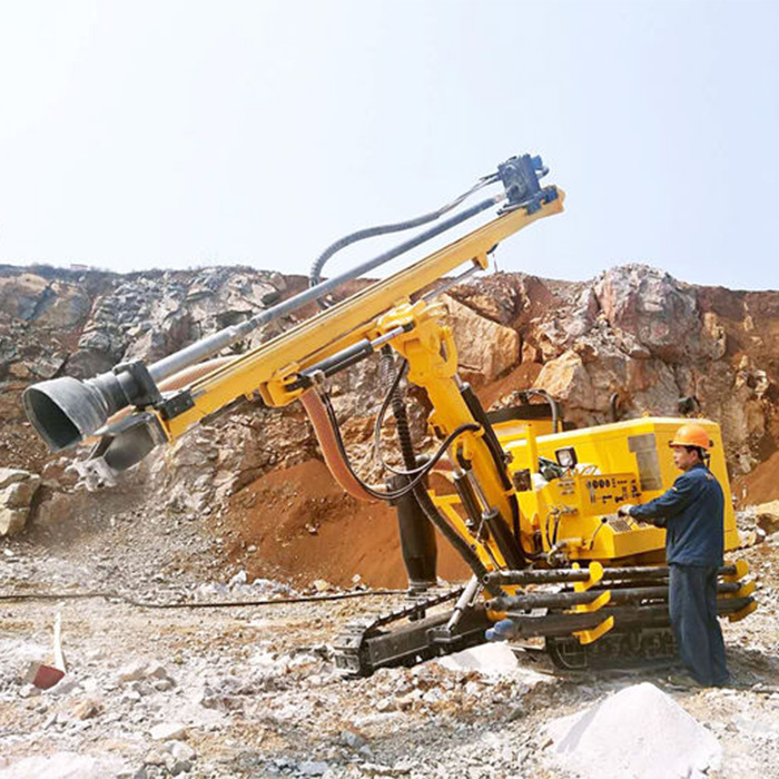 JC860 Rock blasting drilling rig with DTH technology