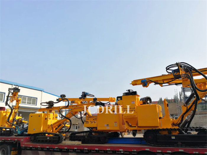 JC860 Rock blasting drilling rig with DTH technology