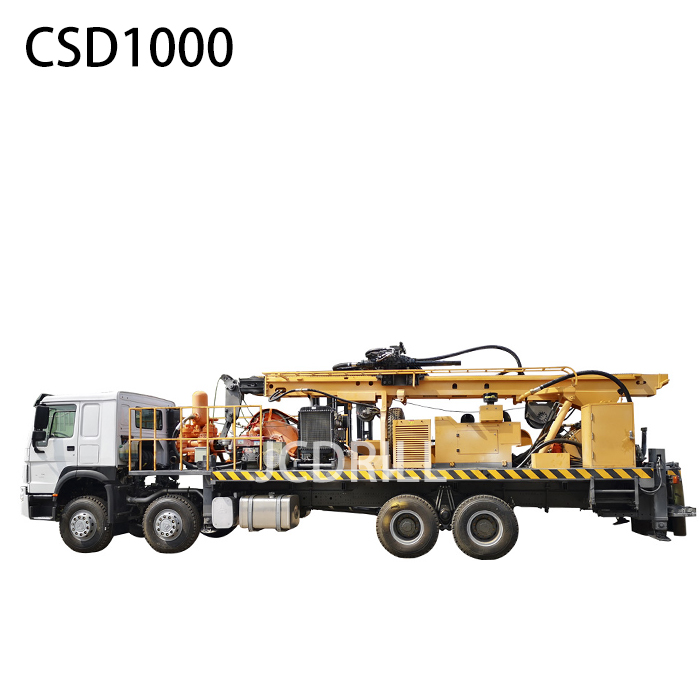 CSD1000 Water Well Bore Hole Drilling Rig for 1000m