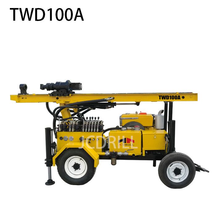 Trailer Mounted Water Well Drilling Rig
