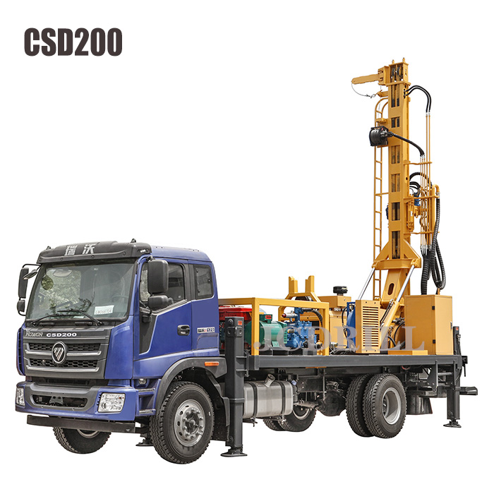 CSD200 Truck Mounted Borehole Water Well Drilling Rig