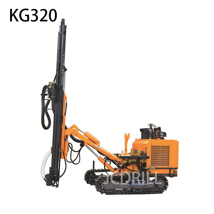 KG320 Rock Blasting DTH Drilling Rig For Mining