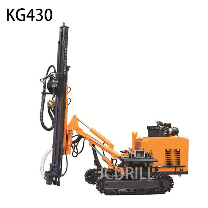 KG430 Crawler Diesel Engine Driven DTH Rock Drilling Rig