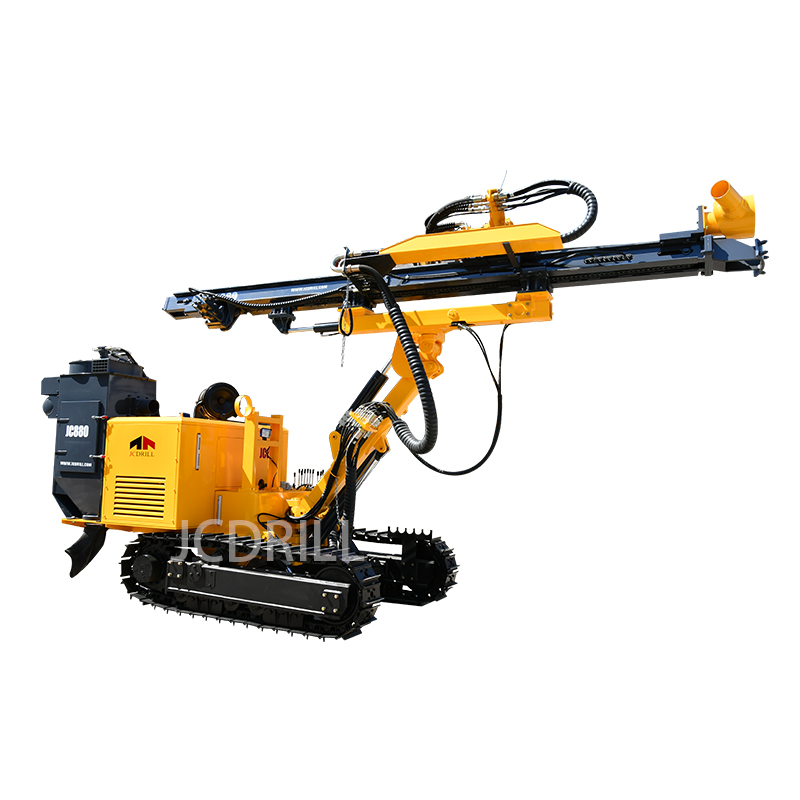 JC880 hydraulic DTH Drilling Machine  Blasting Hole Rock Drilling Rig For Mining