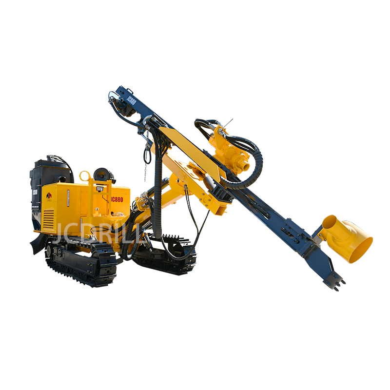 JC880 hydraulic DTH Drilling Machine  Blasting Hole Rock Drilling Rig For Mining