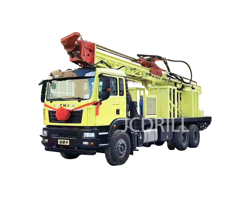 DTH Rotary Hydraulic Truck Mounted Borehole Water Well Drill Machine