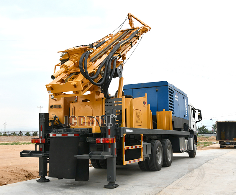 Hydraulic Pneumatic Truck Rotary Water Well Drilling Rig