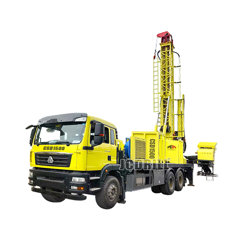 DTH Rotary Hydraulic Truck Mounted Borehole Water Well Drill Machine