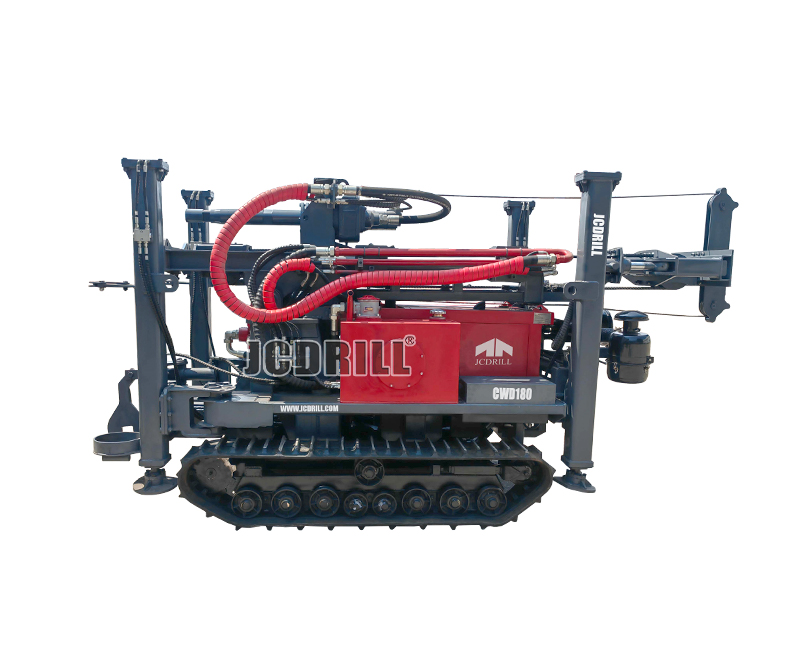 Multi-Functional Water Well Drilling Rig by Crawler Moving