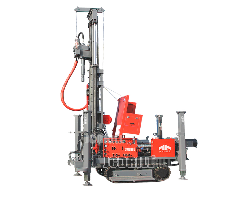 Multi-Functional Water Well Drilling Rig by Crawler Moving