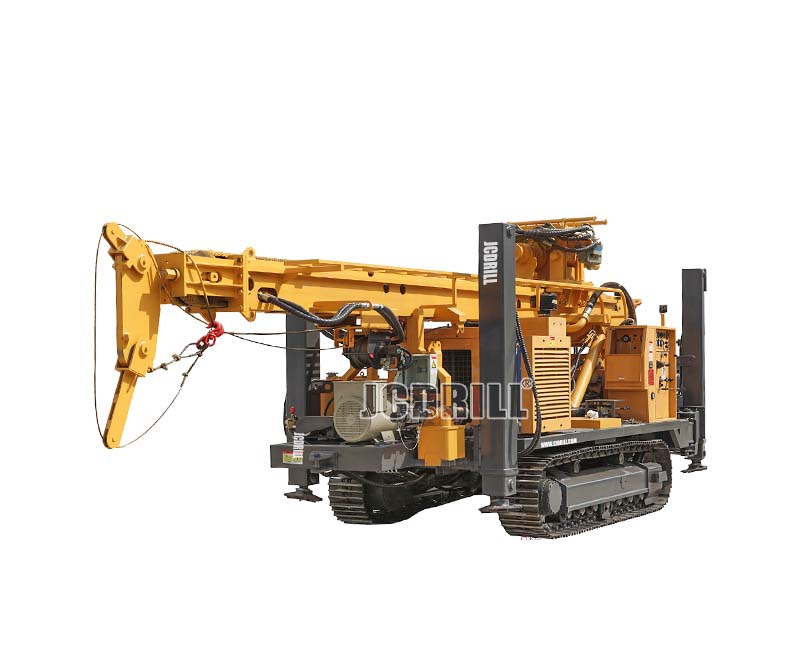 CWD1200 Rotary Borehole Crawler Water Well Drilling Rig