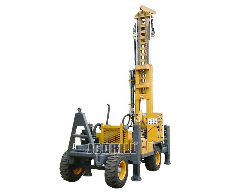 TWD200 Trailer Hydraulic Borehole Water Well Drilling Rig