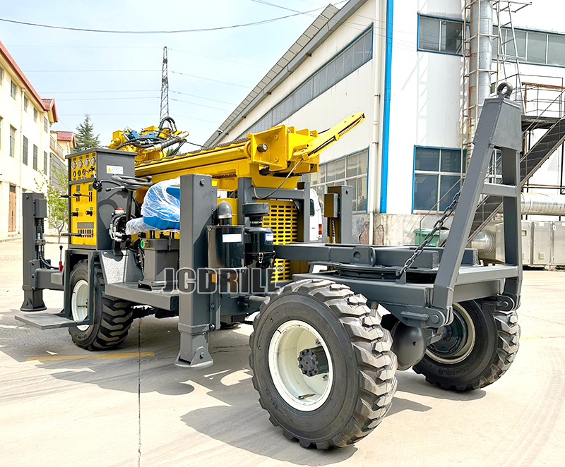 TWD300B Trailer Hydraulic Borehole Water Well Drilling Rig