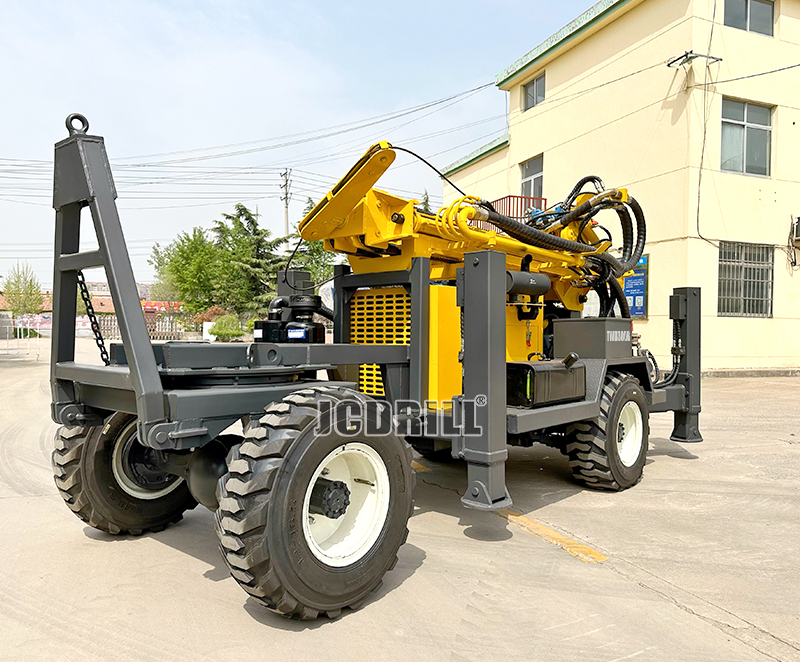 TWD300B Trailer Hydraulic Borehole Water Well Drilling Rig