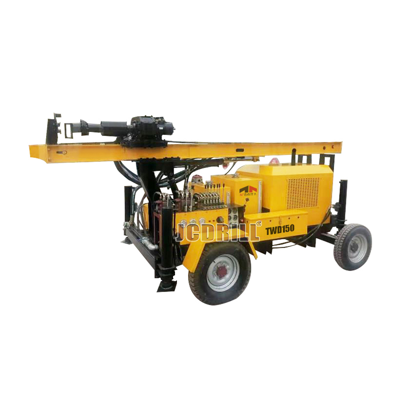 TWD150 Trailer Borehole Well Drilling Rig for Water Well