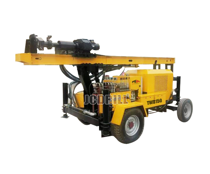 TWD150 Trailer Borehole Well Drilling Rig for Water Well