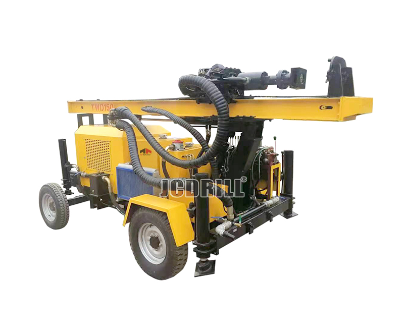 TWD150 Trailer Borehole Well Drilling Rig for Water Well