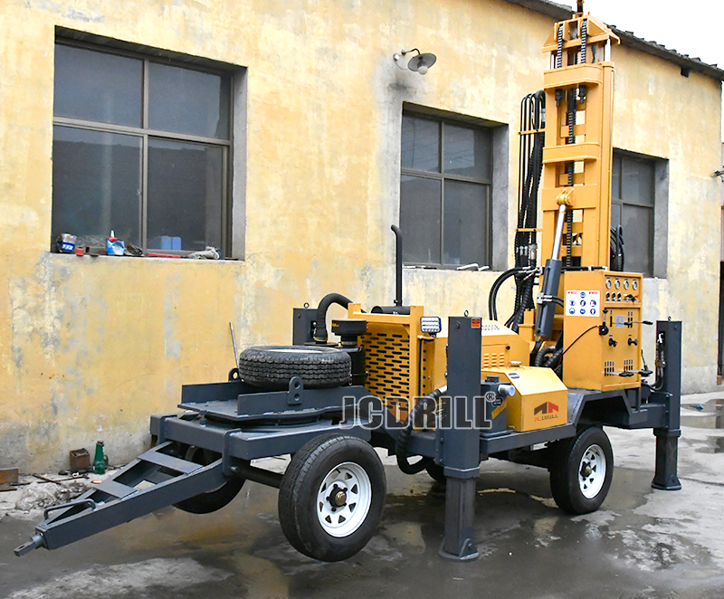 TWD180 Trailer Hydraulic Borehole Water Well Drilling Rig Machine