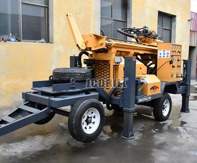 TWD180 Trailer Hydraulic Borehole Water Well Drilling Rig Machine